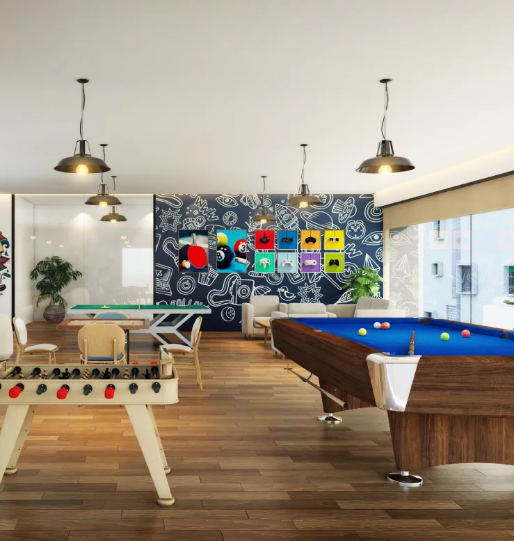 Indoor game room